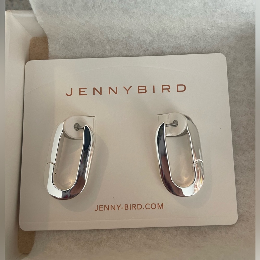 Jenny Bird U-Link earrings in silver